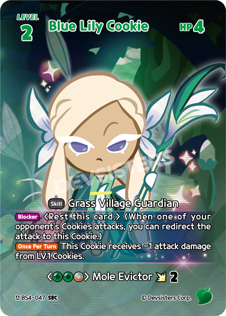 CookieRun TCG - Blue Lily Cookie [BS4-047 SEC]