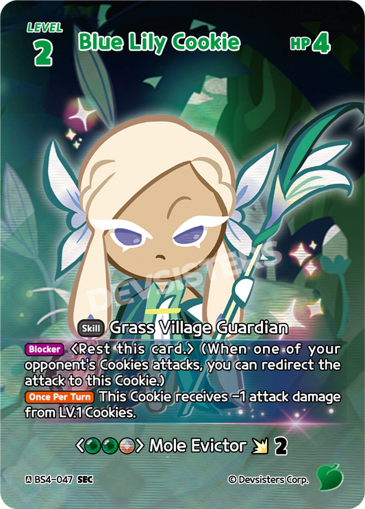 CookieRun TCG - Blue Lily Cookie [BS4-047 SEC]