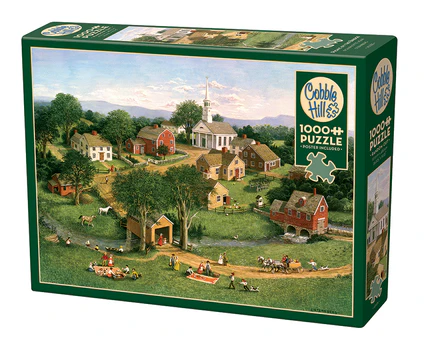 Cobble Hill - Picnic by the Bridge Puzzle (1000 Piece)