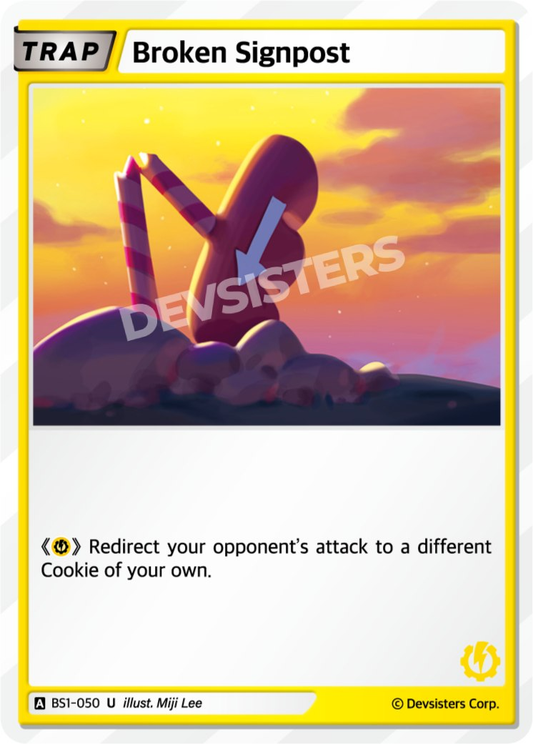 CookieRun TCG - Broken Signpost [BS1‑050 U]
