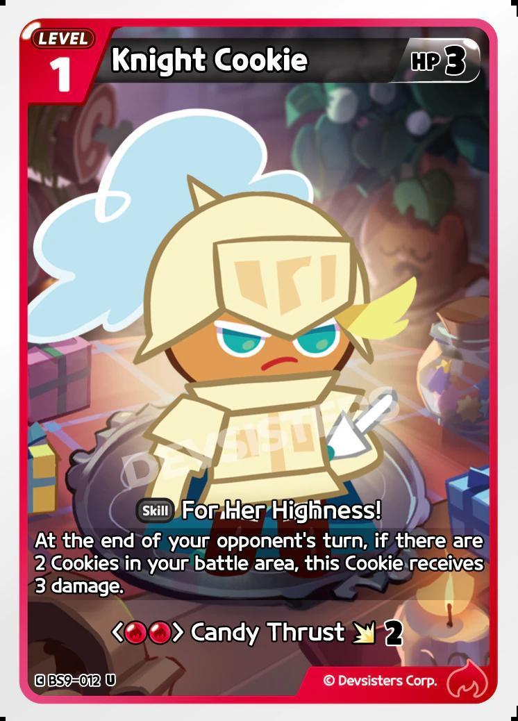 CookieRun TCG - Knight Cookie [BS9-012 U]
