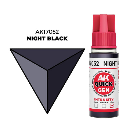 AK Interactive - Quick Gen: Night Black (18 ml)