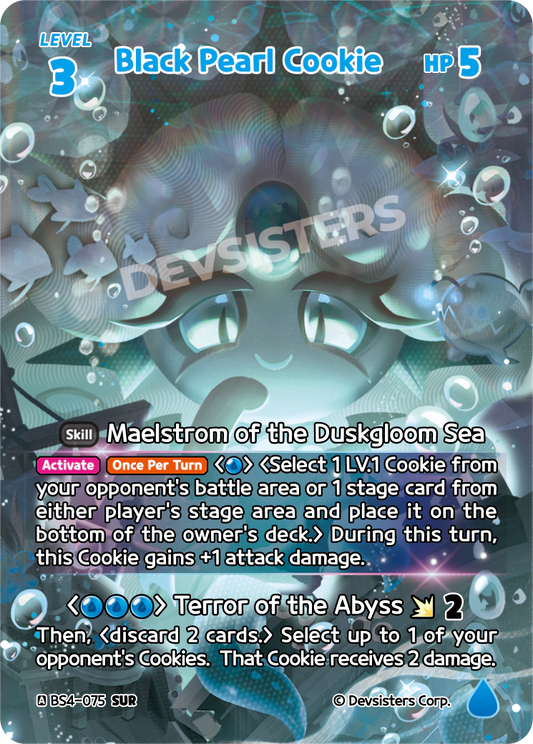 CookieRun TCG - Black Pearl Cookie [BS4-075 SUR]