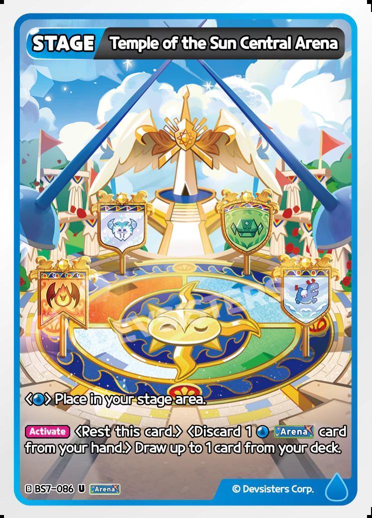 CookieRun TCG - Temple of the Sun Central Arena [BS7-086 U]