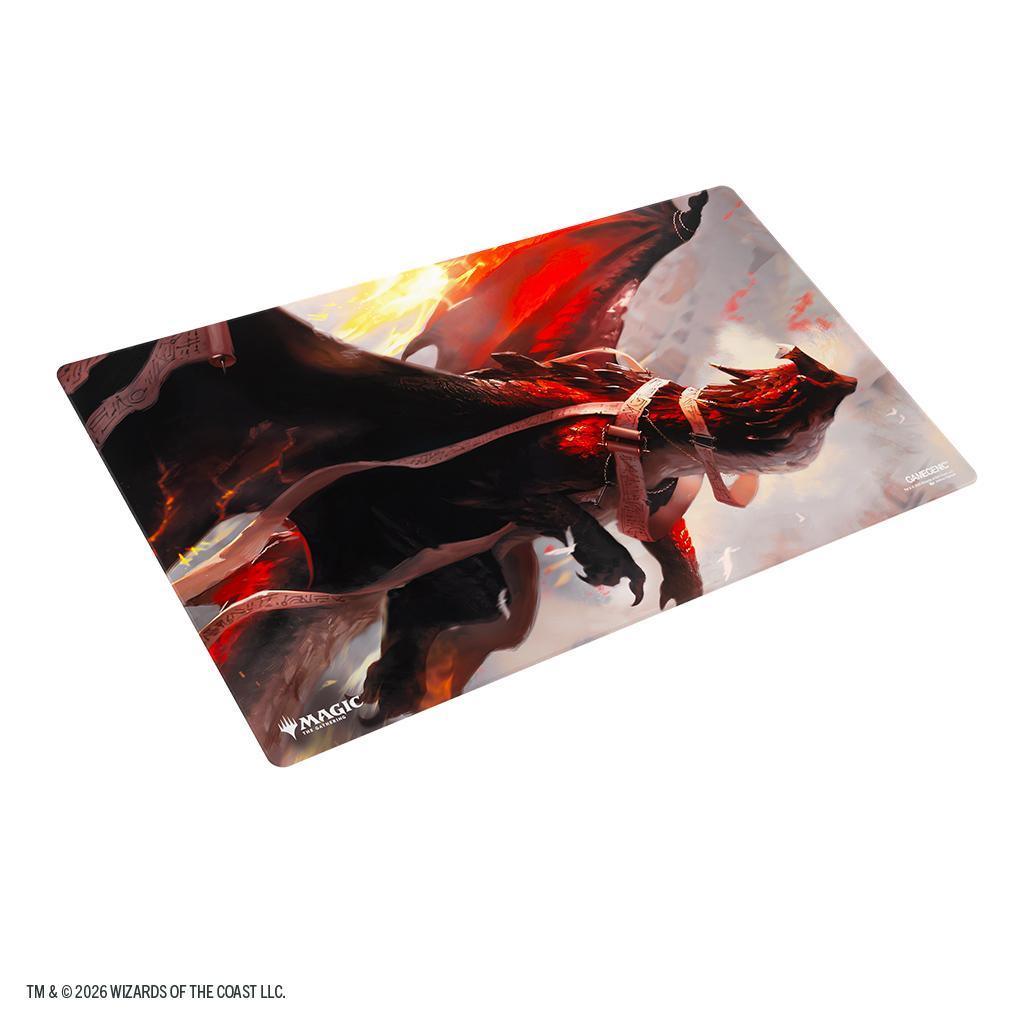 Magic: The Gathering | Secrets of Strixhaven Shiny Playmat - Lorehold, the Historian