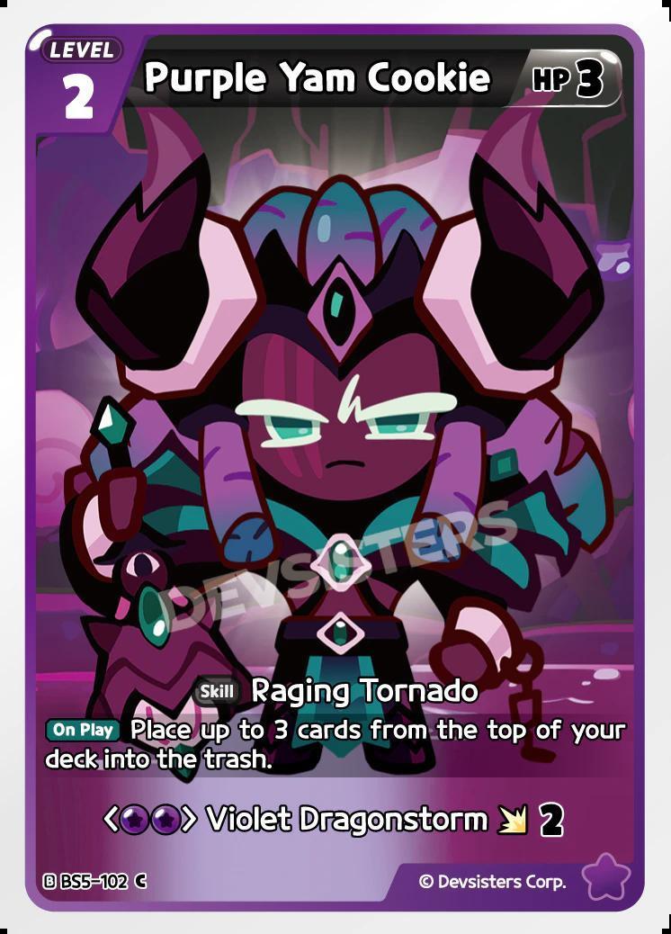 CookieRun TCG - Purple Yam Cookie [BS5-102 C]