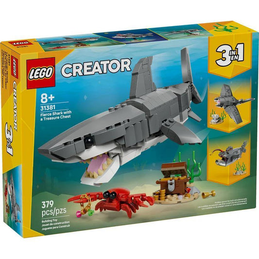 LEGO® Creator Fierce Shark with a Treasure Chest | 31381