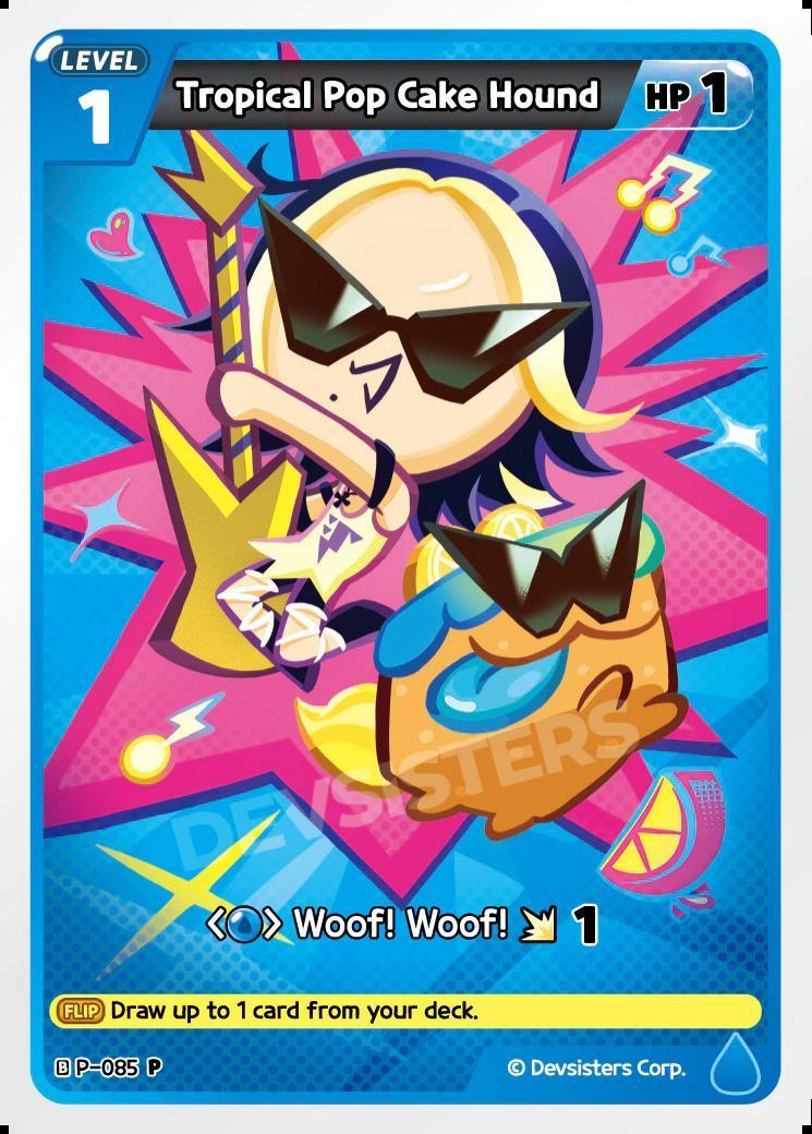 CookieRun TCG - Tropical Pop Cake Hound [P-085]