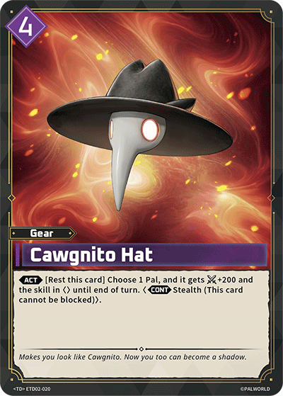 Palworld TCG - Cawgnito Hat [ETD02-020TD]