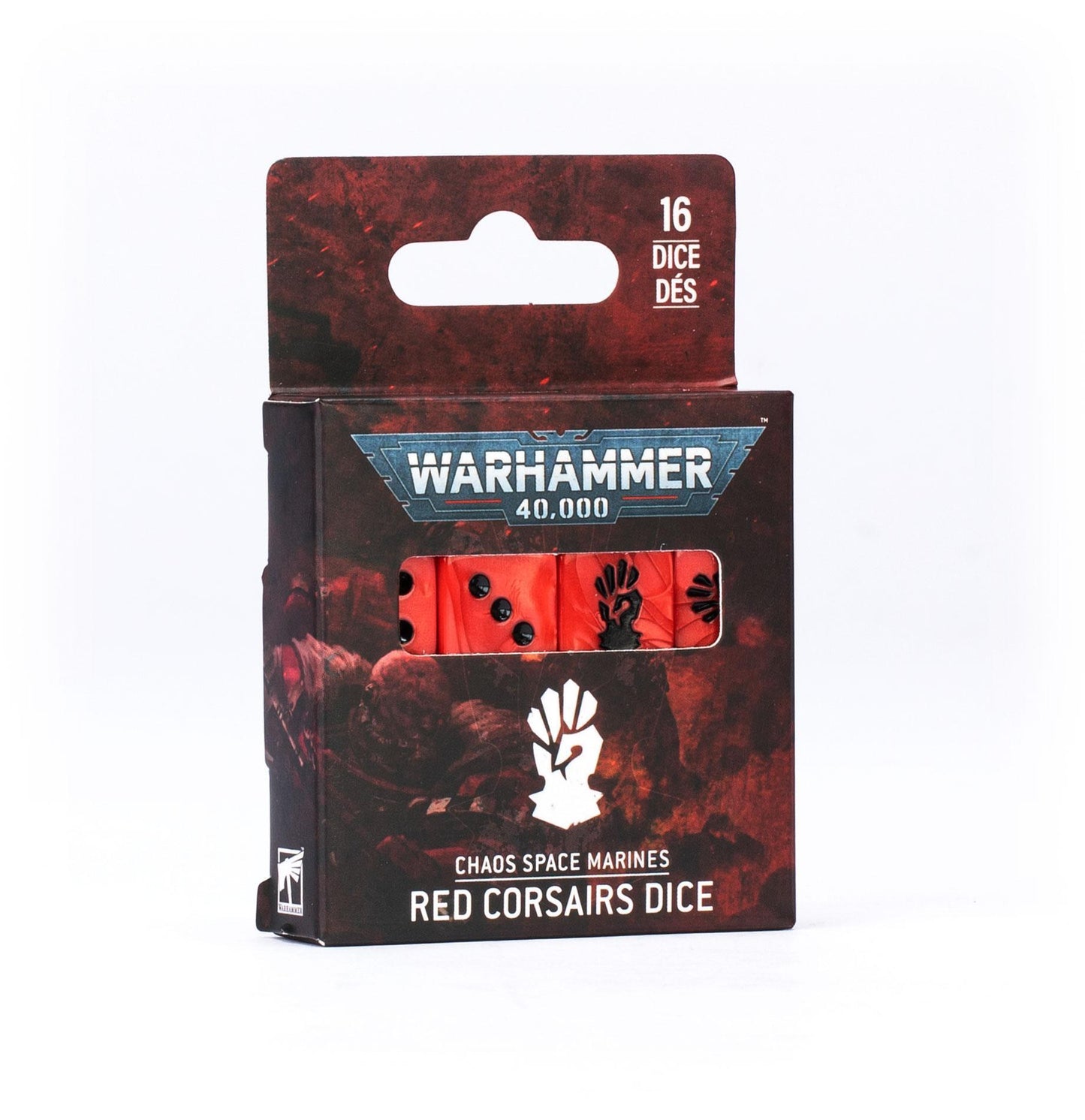 Warhammer 40,000 - Dice: Chaos Space Marines Red Corsairs