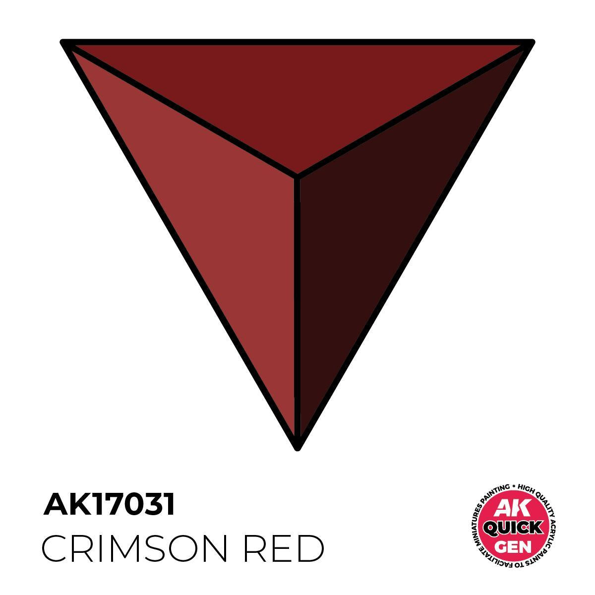 AK Interactive - Quick Gen: Crimson Red (18 ml)