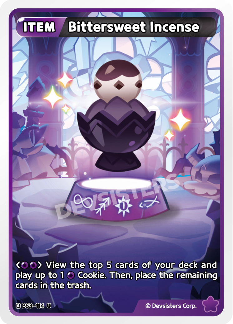 CookieRun TCG - Bittersweet Incense [BS3-114 U]