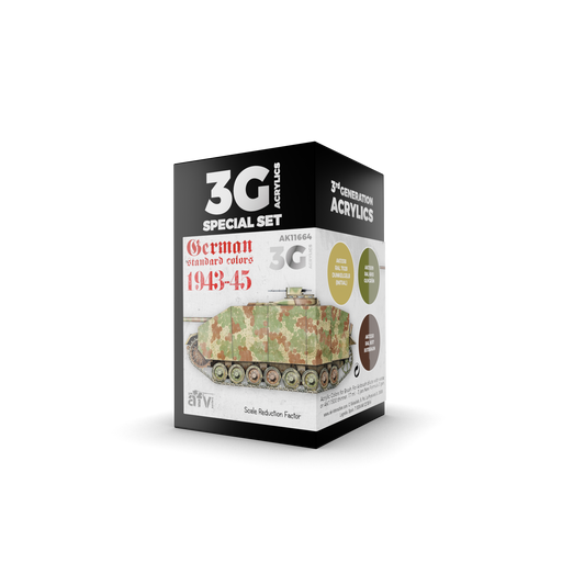 AK Interactive - 3G Special Set: German Standard Colors 1943-45 (3ct)