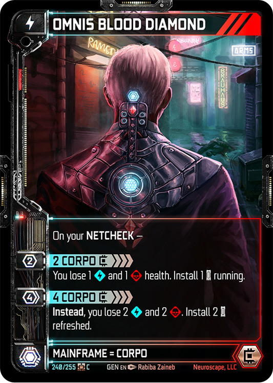 Neuroscape TCG - Omnis Blood Diamond GEN-240