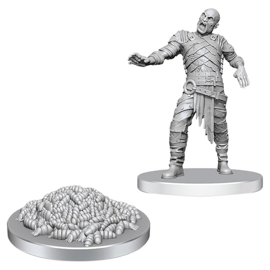 Dungeons & Dragons Nolzur's Marvelous Miniatures: Swarm of Rot Grubs & Rot Grub Victim
