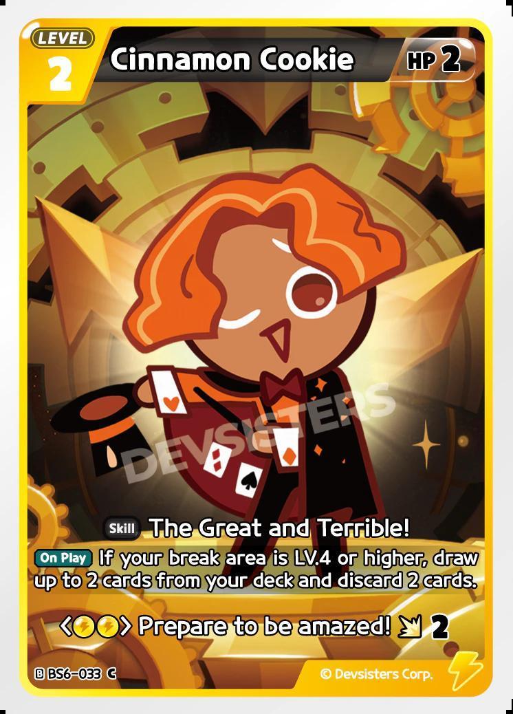 CookieRun TCG - Cinnamon Cookie [BS6-033 C]