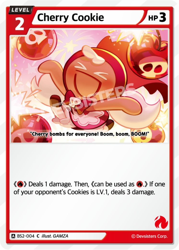 CookieRun TCG - Cherry Cookie [BS2-004 C]