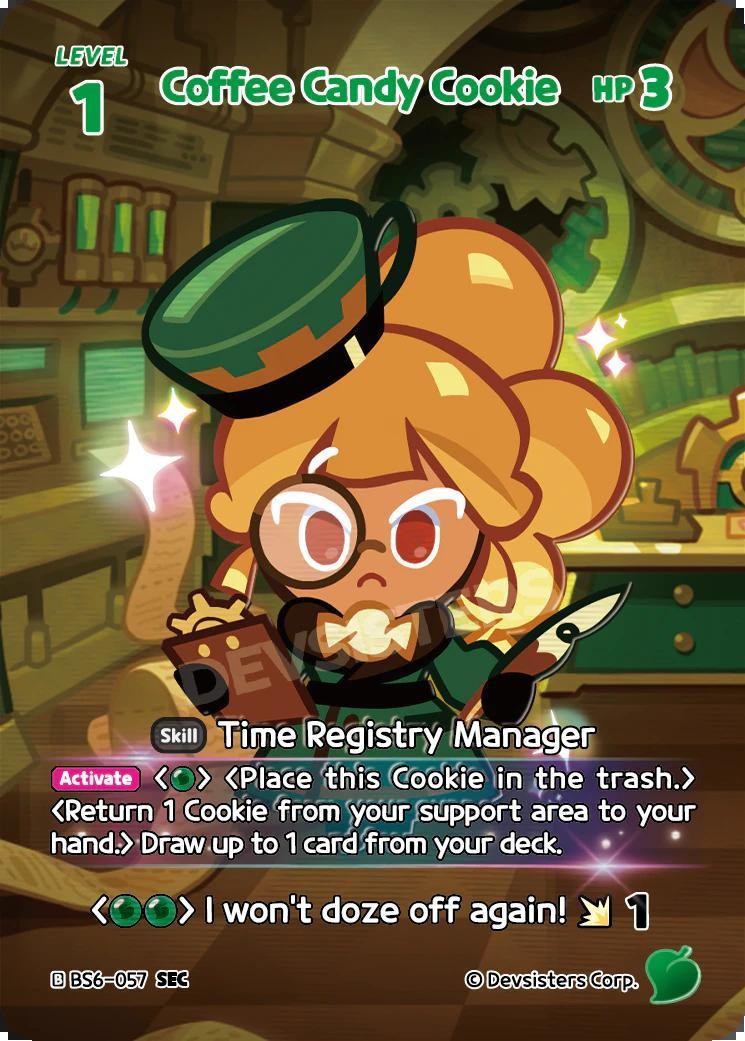 CookieRun TCG - Coffee Candy Cookie [BS6-057 SEC]