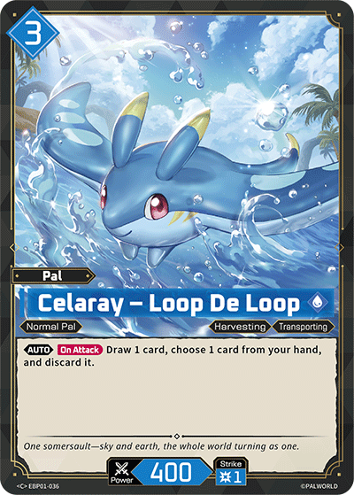 Palworld TCG - Celaray – Loop De Loop [EBP01-036C]