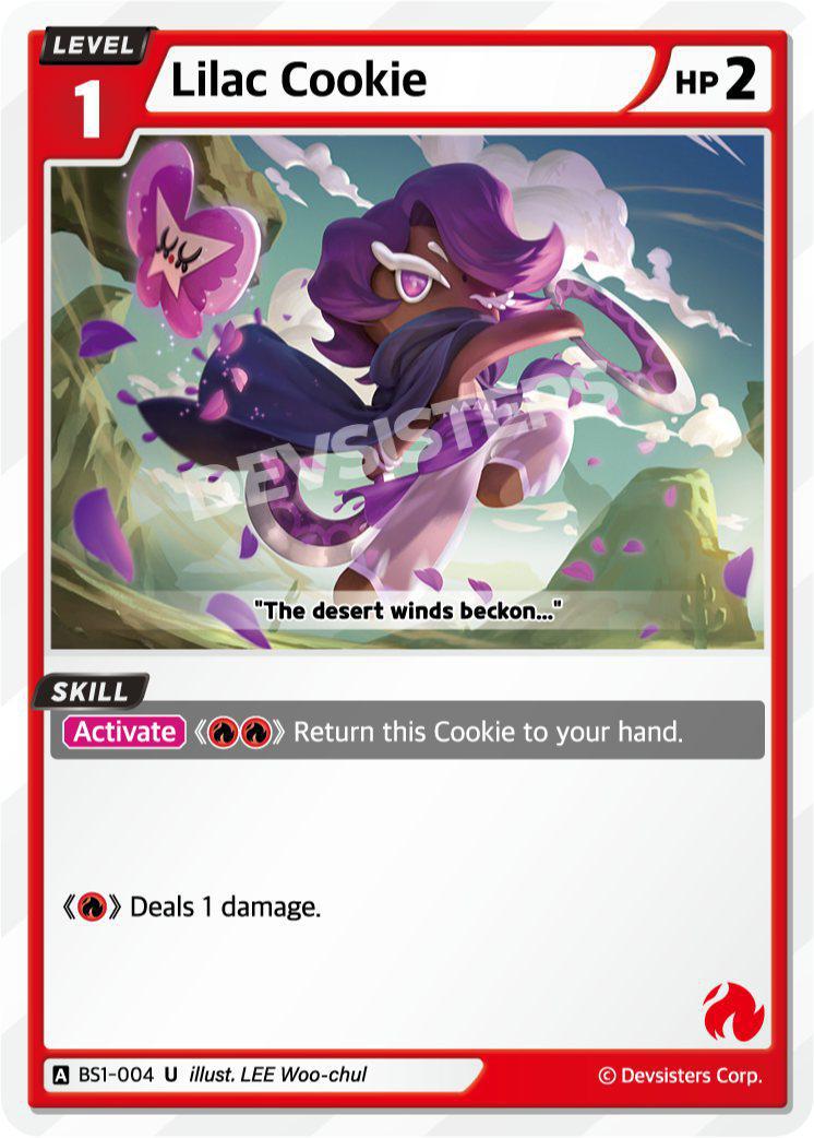 CookieRun TCG - Lilac Cookie [BS1‑004 U]