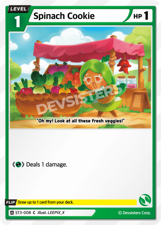 CookieRun TCG - Spinach Cookie [ST3-008 C]