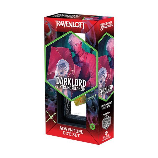 D&D Adventure Dice Set: Darklord Viktra Mordenheim - Round-Edged Dice Set - The Feisty Goblin Gamehouse -