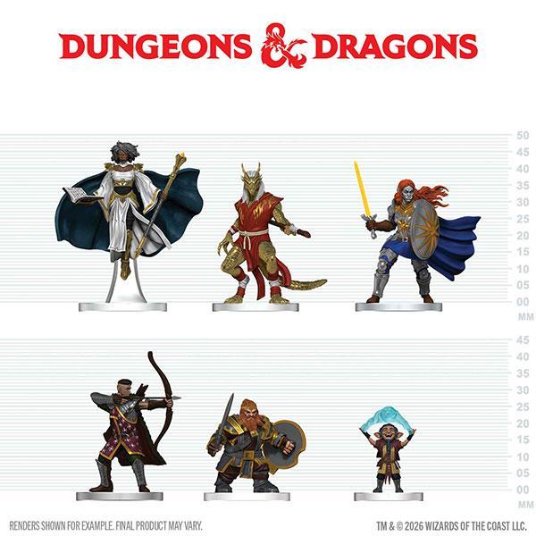 D&D Icons of the Realms: Player's Handbook - Swords & Staves Starter Set - The Feisty Goblin Gamehouse -