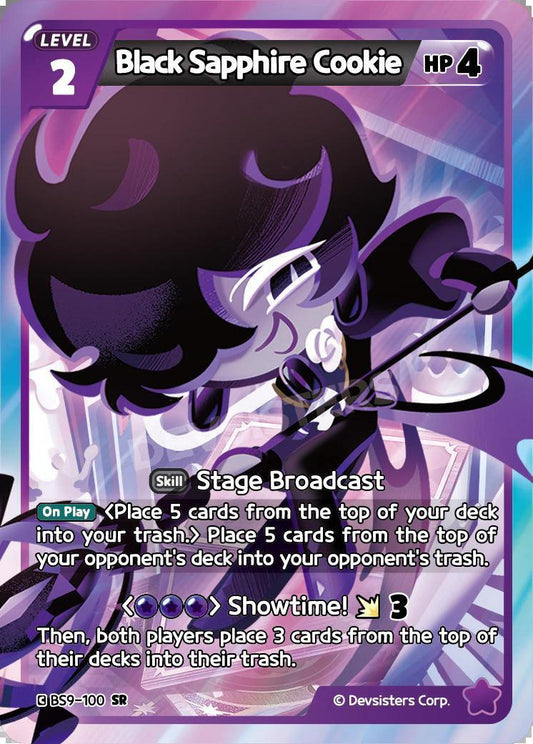 CookieRun TCG - Black Sapphire Cookie [BS9-100 SR]