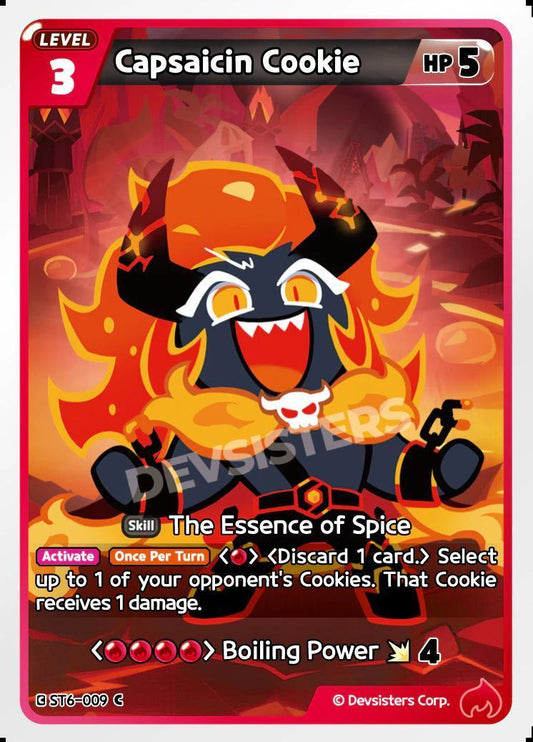 CookieRun TCG - Capsaicin Cookie [ST6-009 C]