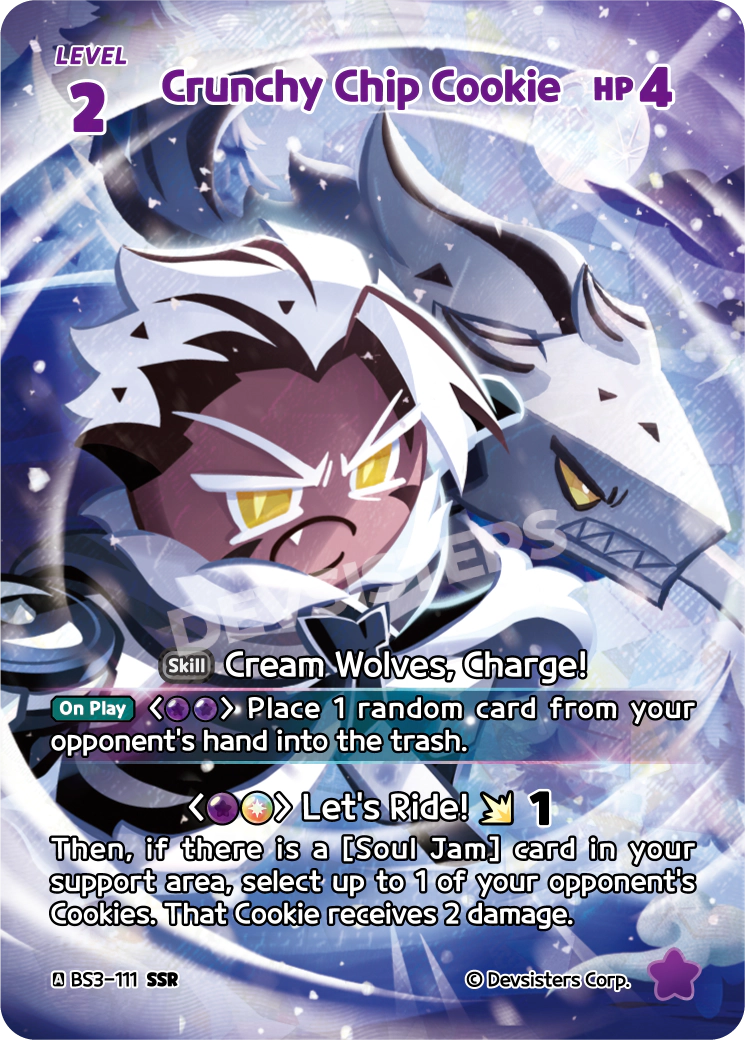 CookieRun TCG - Crunchy Chip Cookie [BS3-111 SSR]