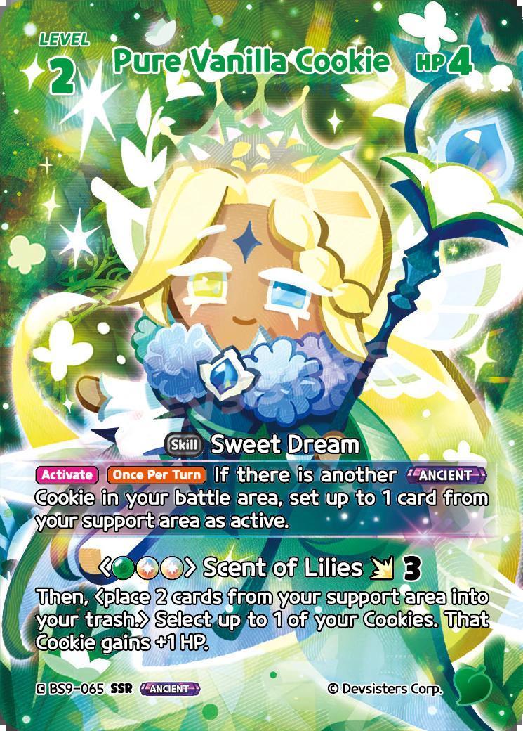 CookieRun TCG - Pure Vanilla Cookie [BS9-065 SSR]