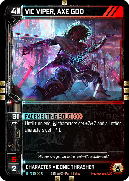 Neuroscape TCG - Vic Viper, Axe God GEN-181