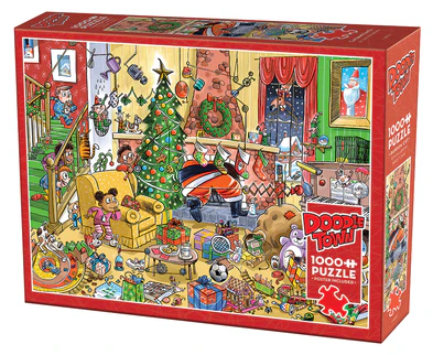Cobble Hill - DoodleTown: Catching Santa Puzzle (1000)