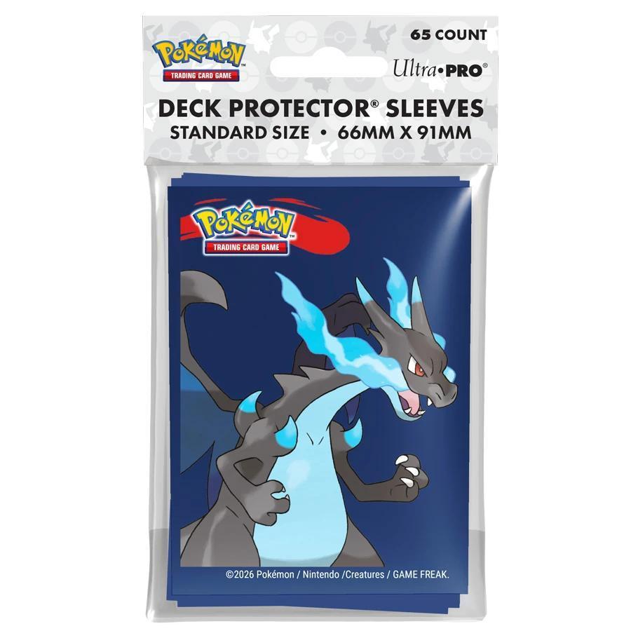 Deck Protector: Pokémon: Mega Charizard X - The Feisty Goblin Gamehouse -