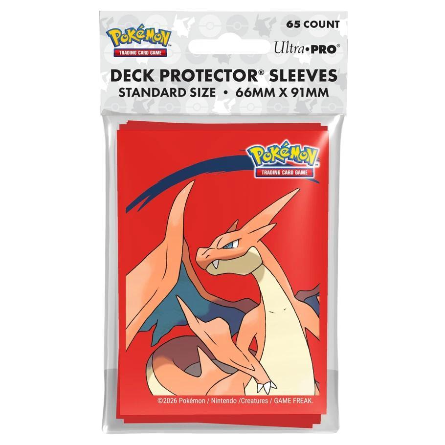 Deck Protector: Pokémon: Mega Charizard Y (65) - The Feisty Goblin Gamehouse -
