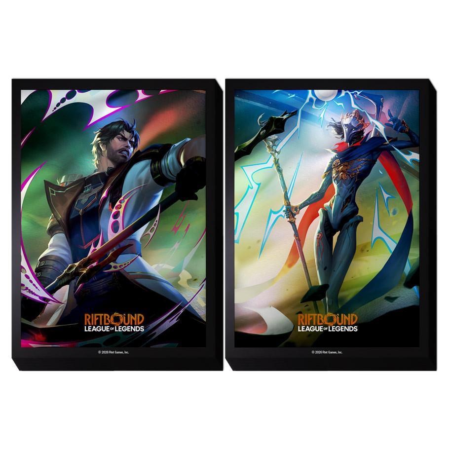 Deck Protector: Riftbound: Vendetta: Jace vs Viktor (100) - The Feisty Goblin Gamehouse -