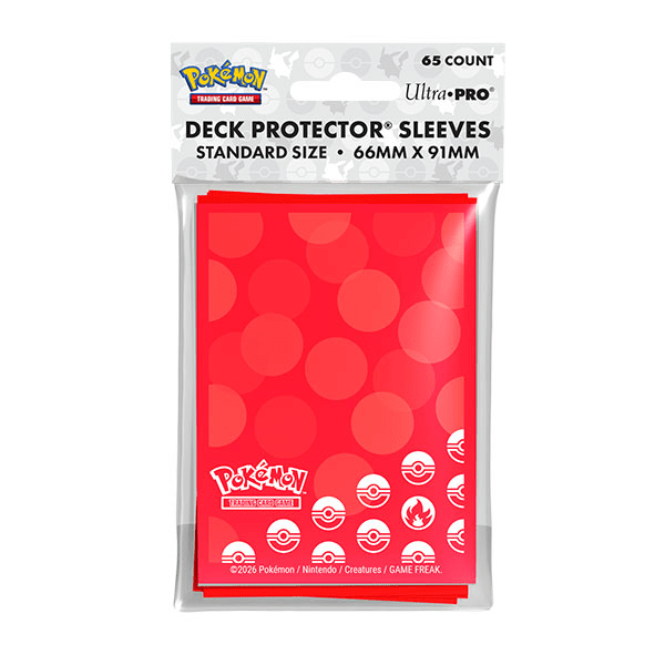 Deck Protectors: Pokemon- Energy- Fire Type (65ct.) - The Feisty Goblin Gamehouse -
