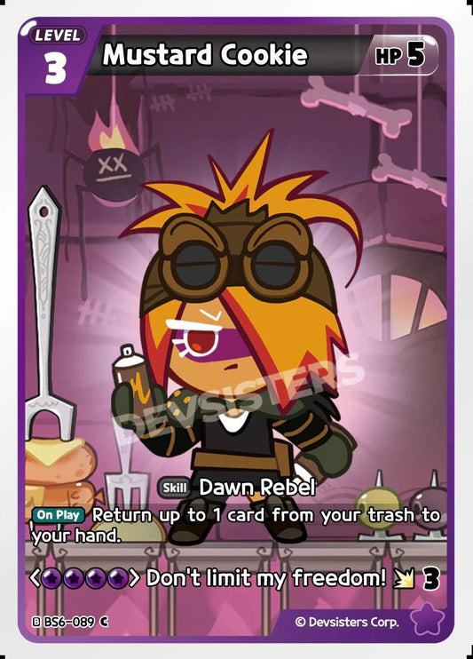 CookieRun TCG - Mustard Cookie [BS6-089 C]
