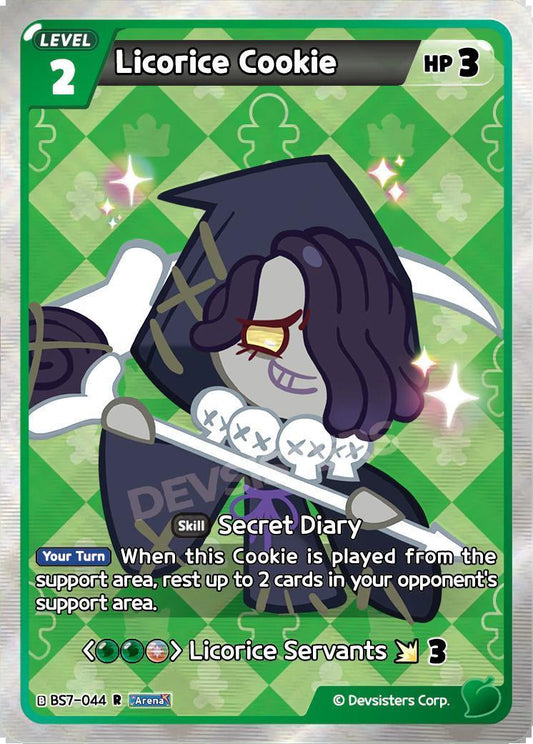 CookieRun TCG - Licorice Cookie [BS7-044 R]