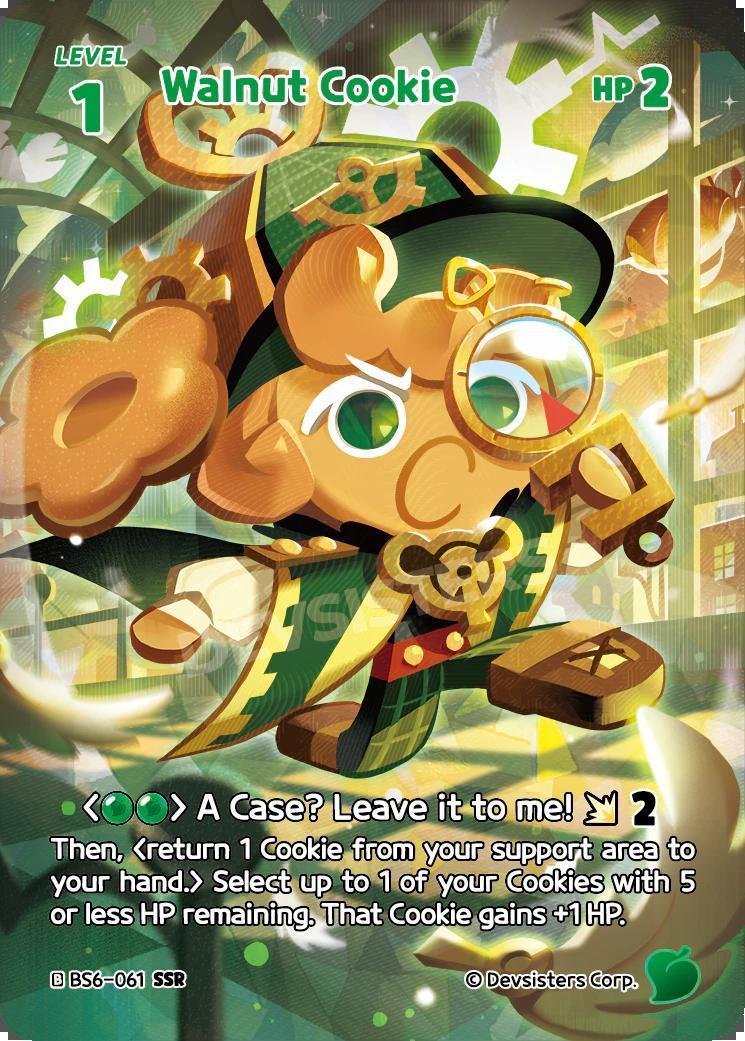 CookieRun TCG - Walnut Cookie [BS6-061 SSR]