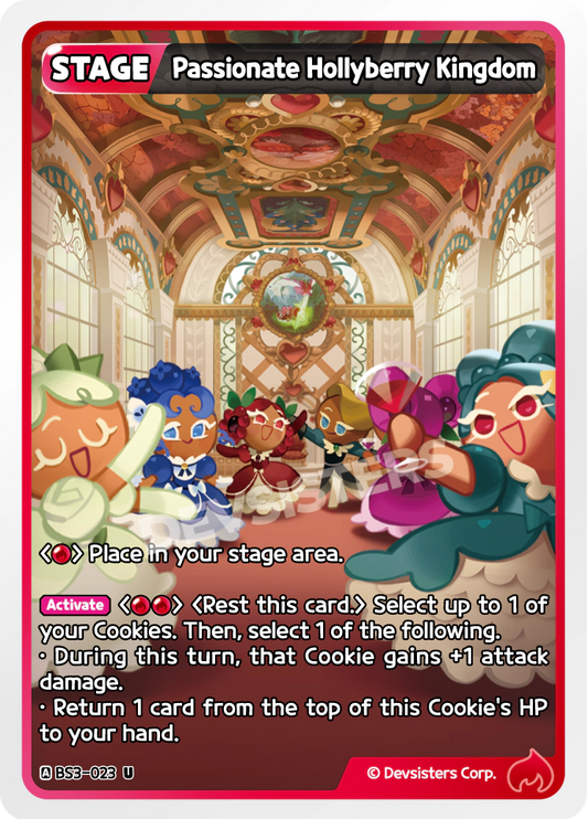 CookieRun TCG - Passionate Hollyberry Kingdom [BS3-023 U]