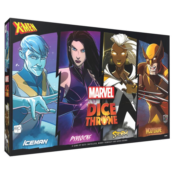 Dice Throne: Marvel X-Men Box 1 (Iceman, Psylocke, Storm, Wolverine) - The Feisty Goblin Gamehouse -