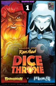 Dice Throne: Season 1 Rerolled - Box 1 - Barbarian vs. Moon Elf - The Feisty Goblin Gamehouse -