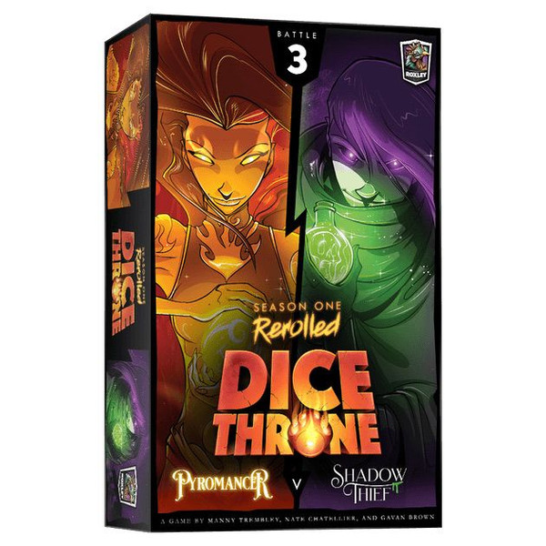 Dice Throne: Season 1 Rerolled - Box 3 - Pyromancer vs. Shadow Thief - The Feisty Goblin Gamehouse -