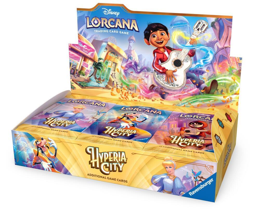 Disney Lorcana - Hyperia City Booster Box Display - The Feisty Goblin Gamehouse -