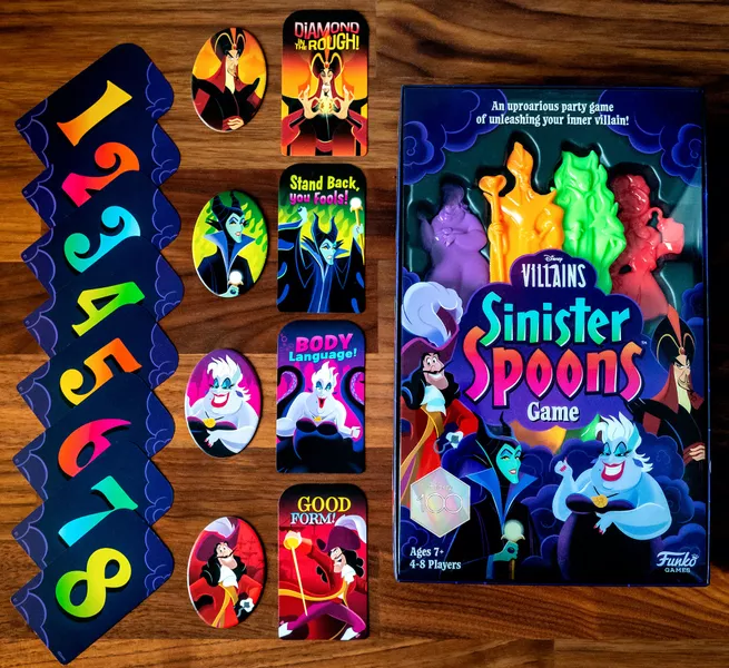 Disney Villians Sinister Spoons - The Feisty Goblin Gamehouse -
