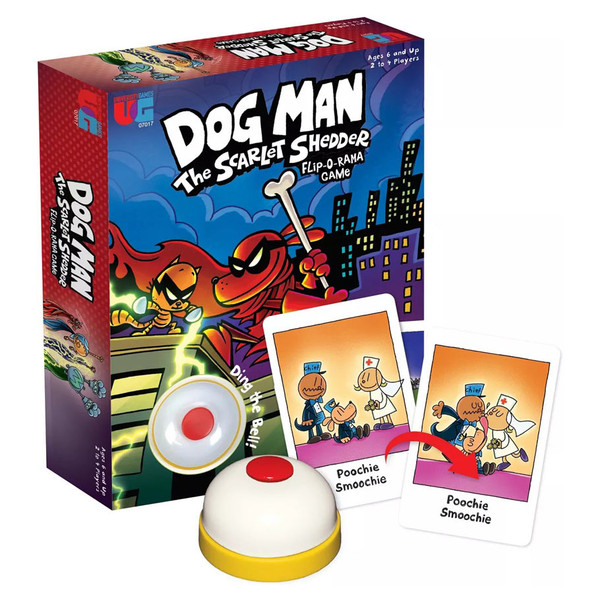 Dog Man: Scarlet Shedder Flip O'Rama (University Games) - The Feisty Goblin Gamehouse -