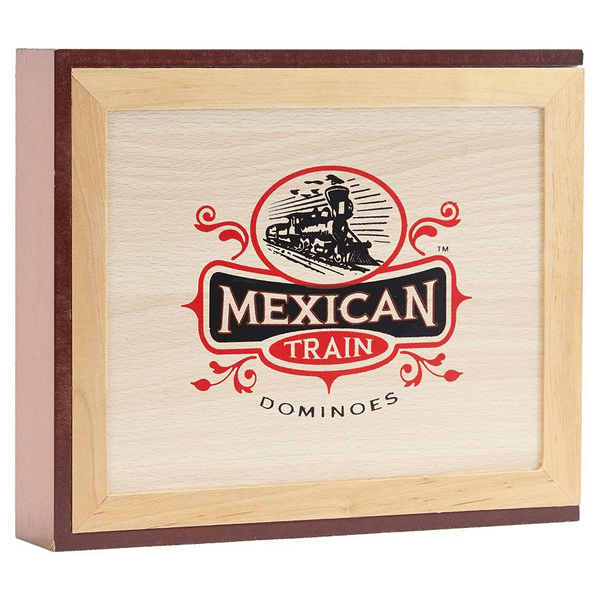 Dominoes: Mexican Train (Wooden Case) - The Feisty Goblin Gamehouse -