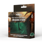 Dragon Storm Velvet Compartment Dice Bag Green Dragon Scales - The Feisty Goblin Gamehouse -