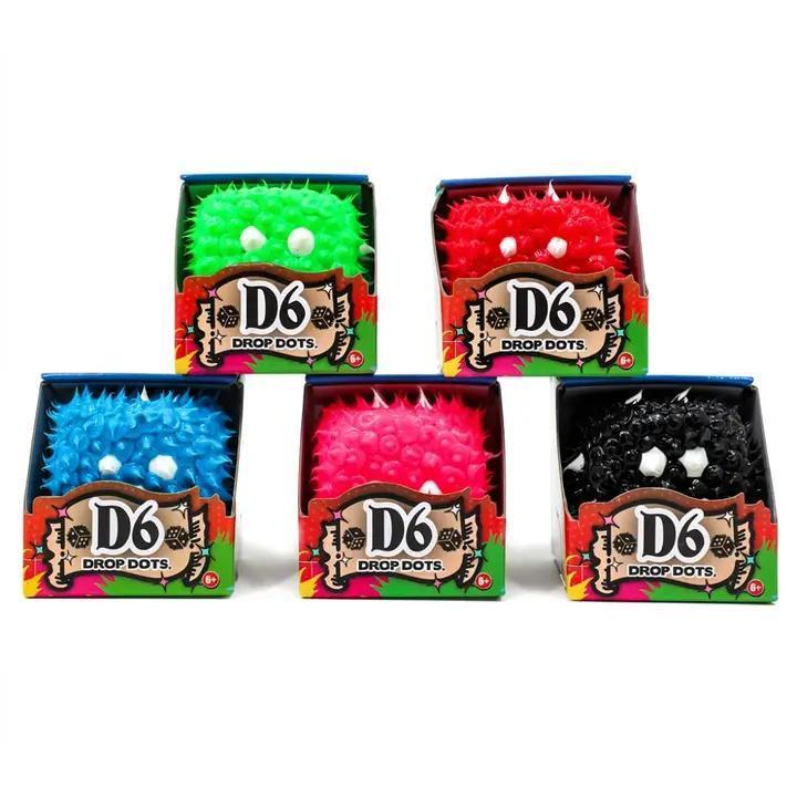 Drop Dots D6- Textured Fidget and Impulse Toys - The Feisty Goblin Gamehouse -